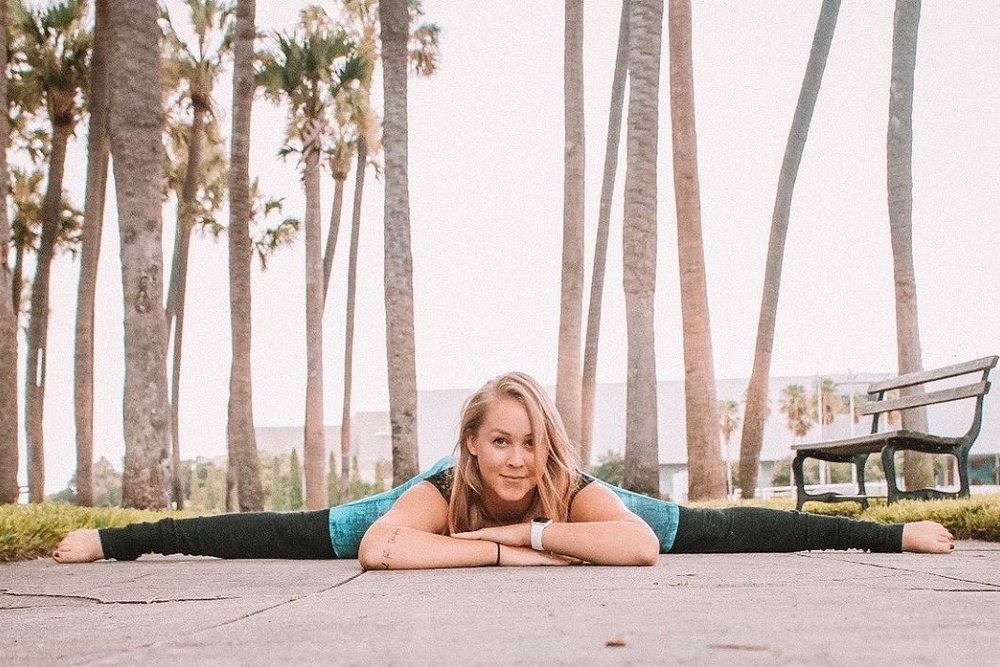 Ania Chee Yoga Instructor Split