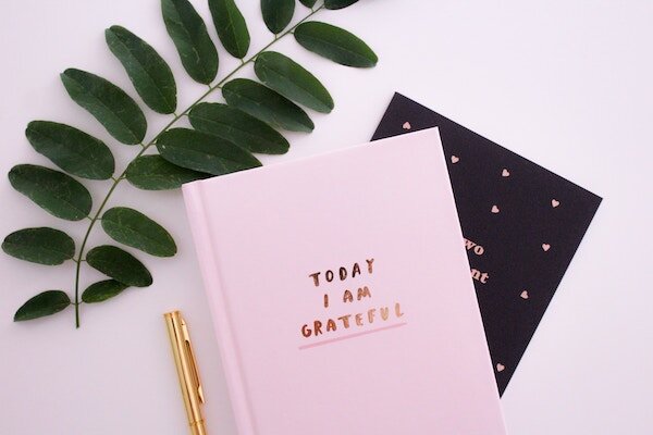 Establish a gratitude practice - image of gratitude journal